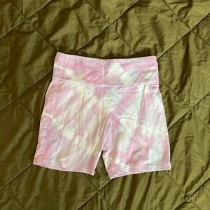 Girls tie-dye biker shorts